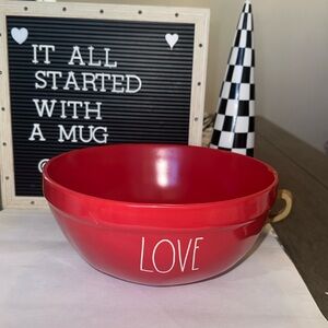 RAE DUNN LOVE Ceramic Mixing Bowl.